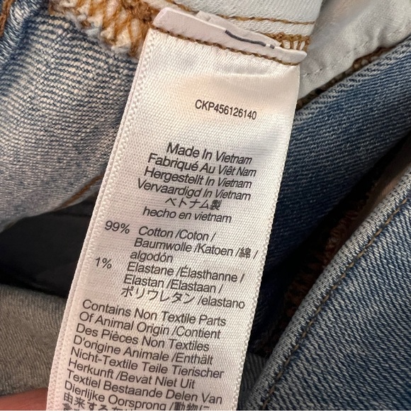 Madewell The Perfect Vintage Jean Light Wash Straight Leg 24P High Rise - Picture 10 of 12